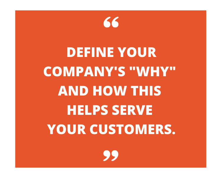 define your company why